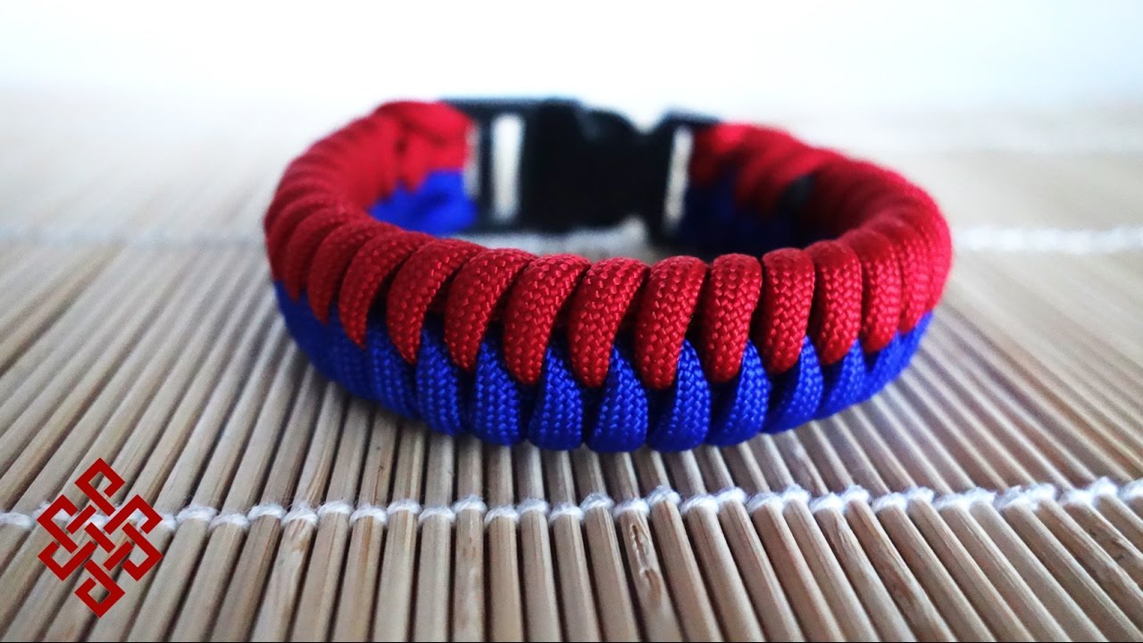 How to Make a Thick Snake Knot Viceroy with Buckles  Paracord Bracelet Tutorial