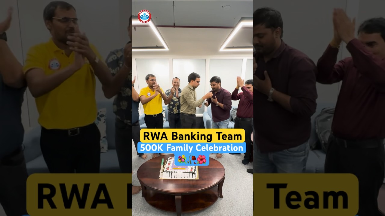 RWA Banking Team 500K Family🥀💐❤️ Celebration