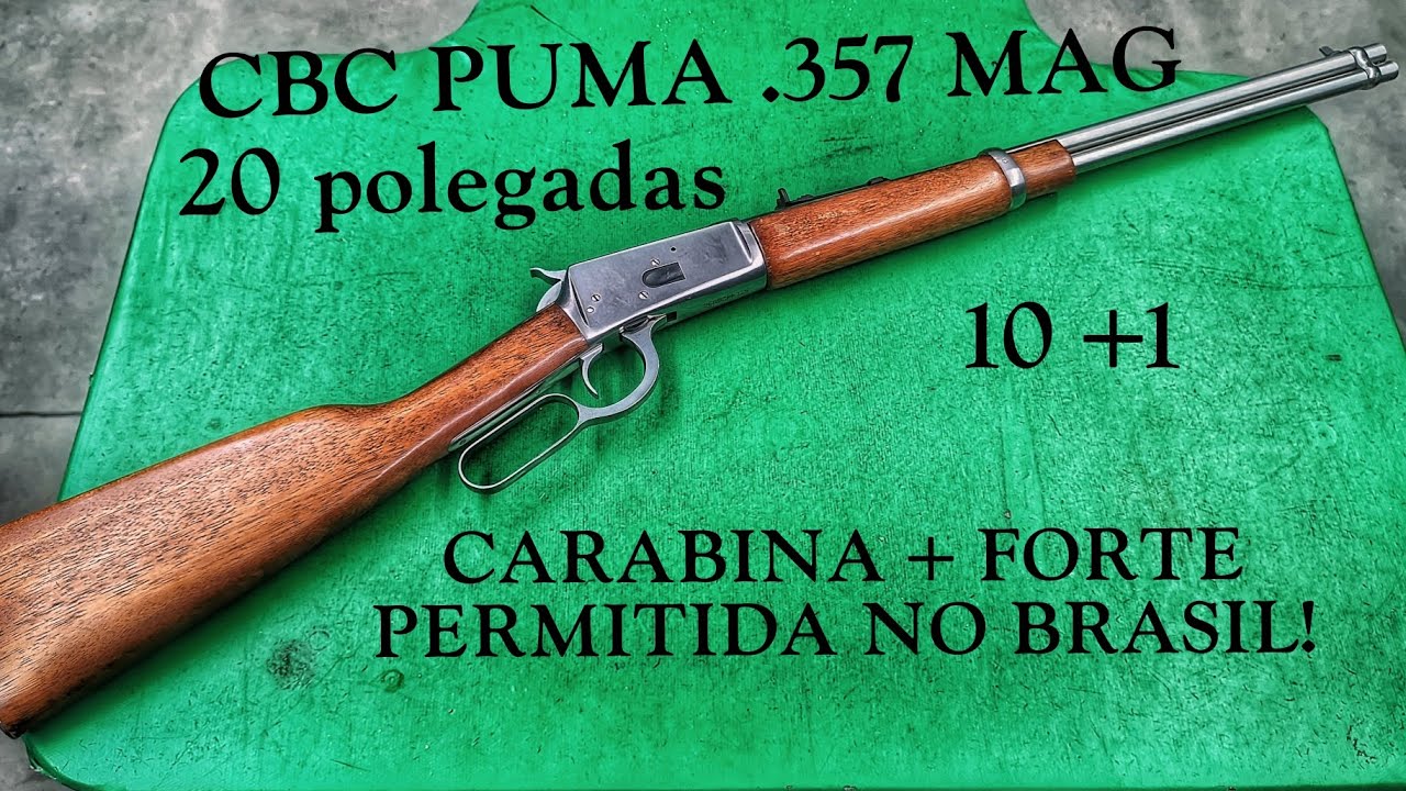 CBC PUMA .357 Magnum: A Carabina Clássica, Potente e Imbatível Que Todo Atirador Quer Ter! 🔥🇧🇷🎯