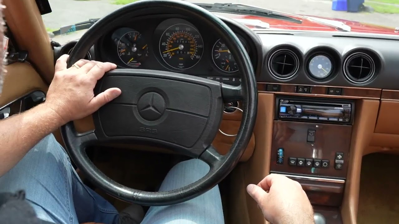 1986 Mercedes 560 SL Drive Video 1