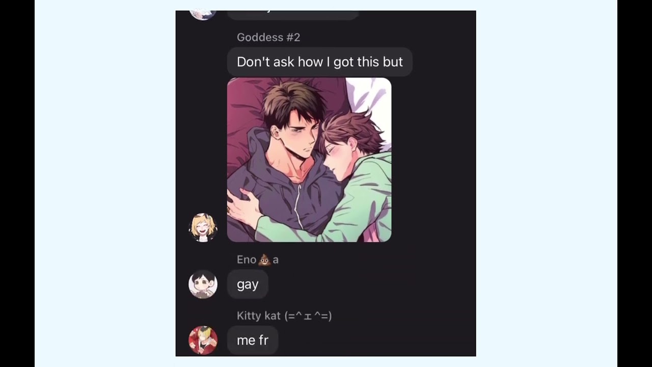 Yachi exposes Ushioi? ||toxic Iwaoi || haikyuu texts ||