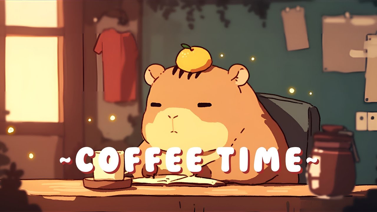 Capybara Chill Station - Study & Chill Music Mix ~ Cozy Times ~ 🌸 ☕