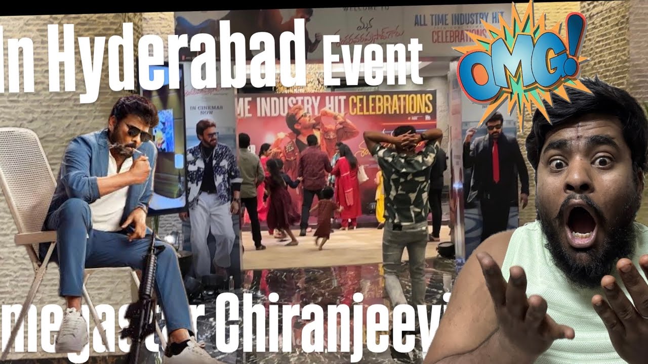 In Hyderabad megastar, Chiranjeevi ￼ ￼ 🎉🎊🤩😱￼