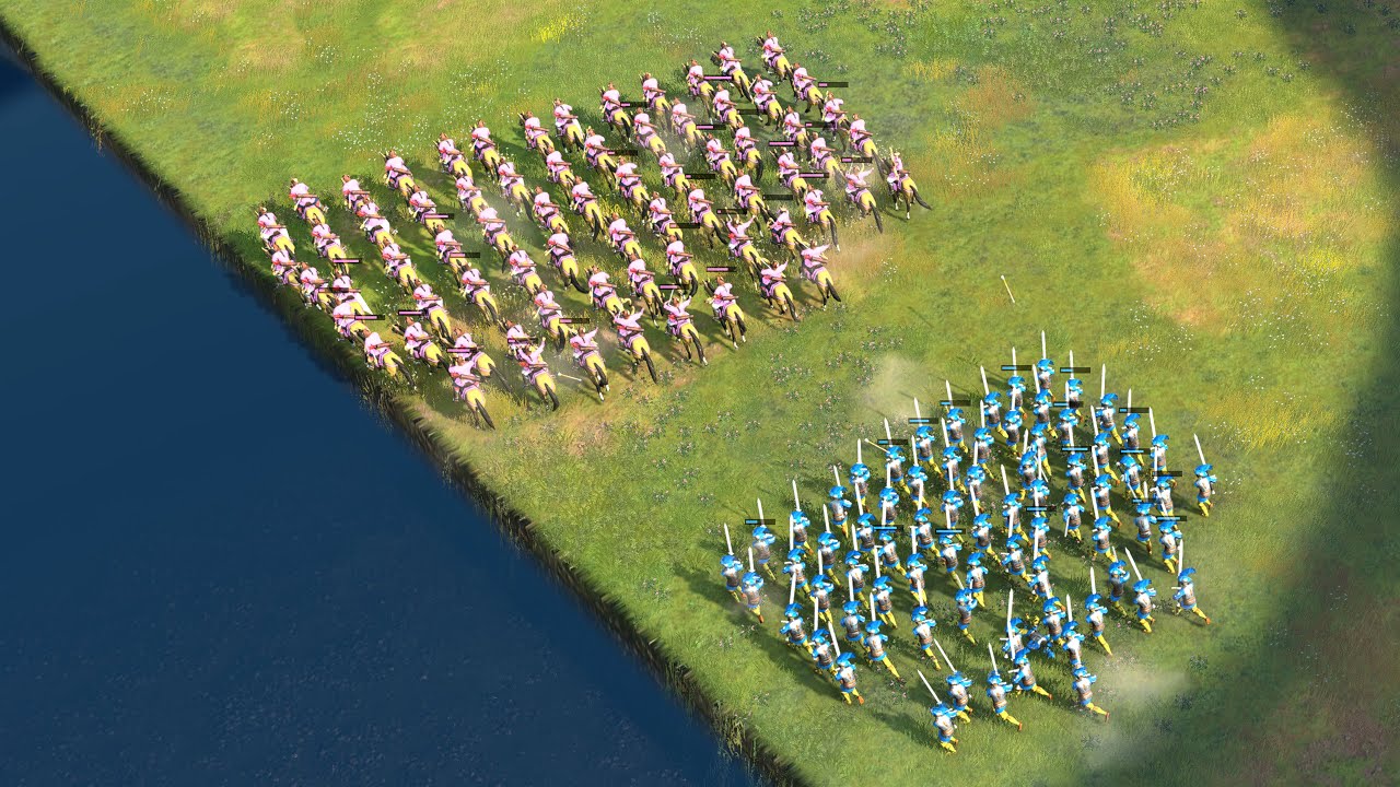 Age of Empires 4 - 4v4 CBA EARLY RUSH | Multiplayer Gameplay