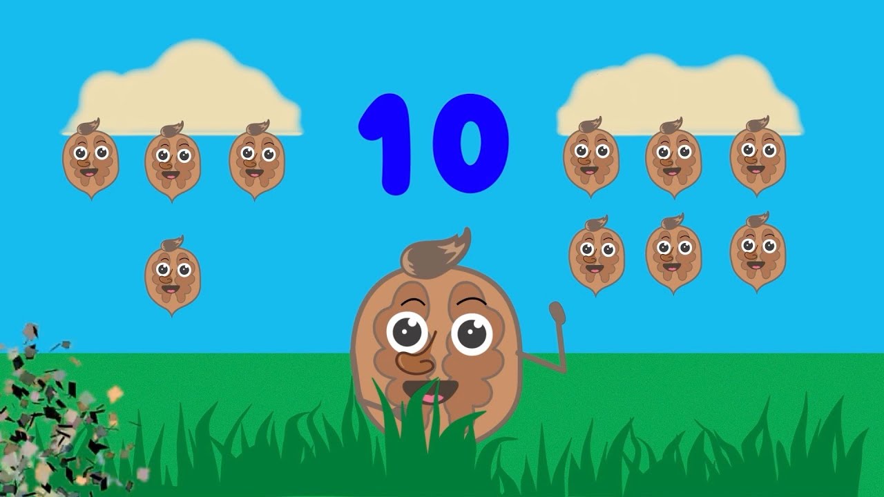 10 Küçük Cevizcik -  Saymayı Öğreten Şarkı - En Sevilen Çocuk Şarkıları