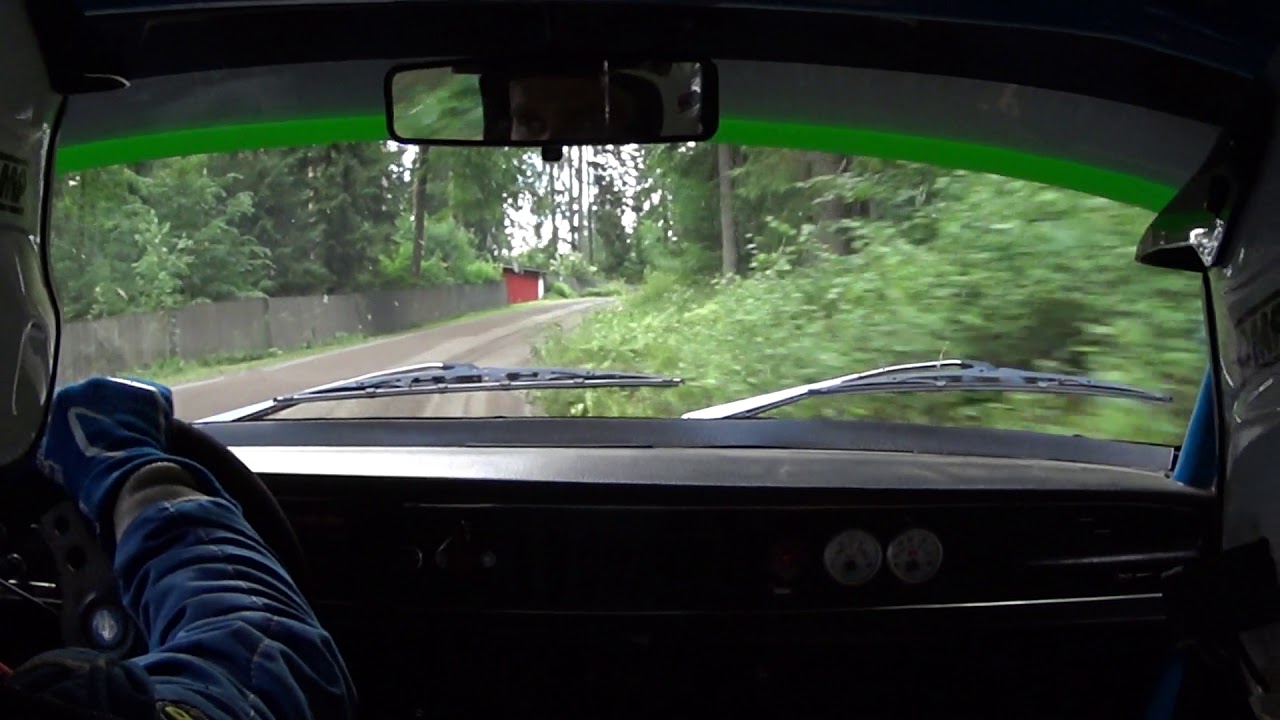 Orimattila ralli 7.72018 Ek4 J.Kanerva Volvo142S Crash