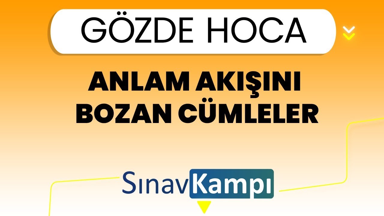 ANLAM AKIŞINI BOZAN CÜMLELER | IRRELEVANT SENTENCES | ÇIKMIŞ YDS-YÖKDİL-YKS-DİL TARZI SORULAR