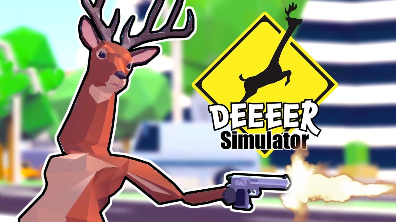 DEEEER Simulator Your Average Everyday Deer Game Gameplay Walkthrough Part 1