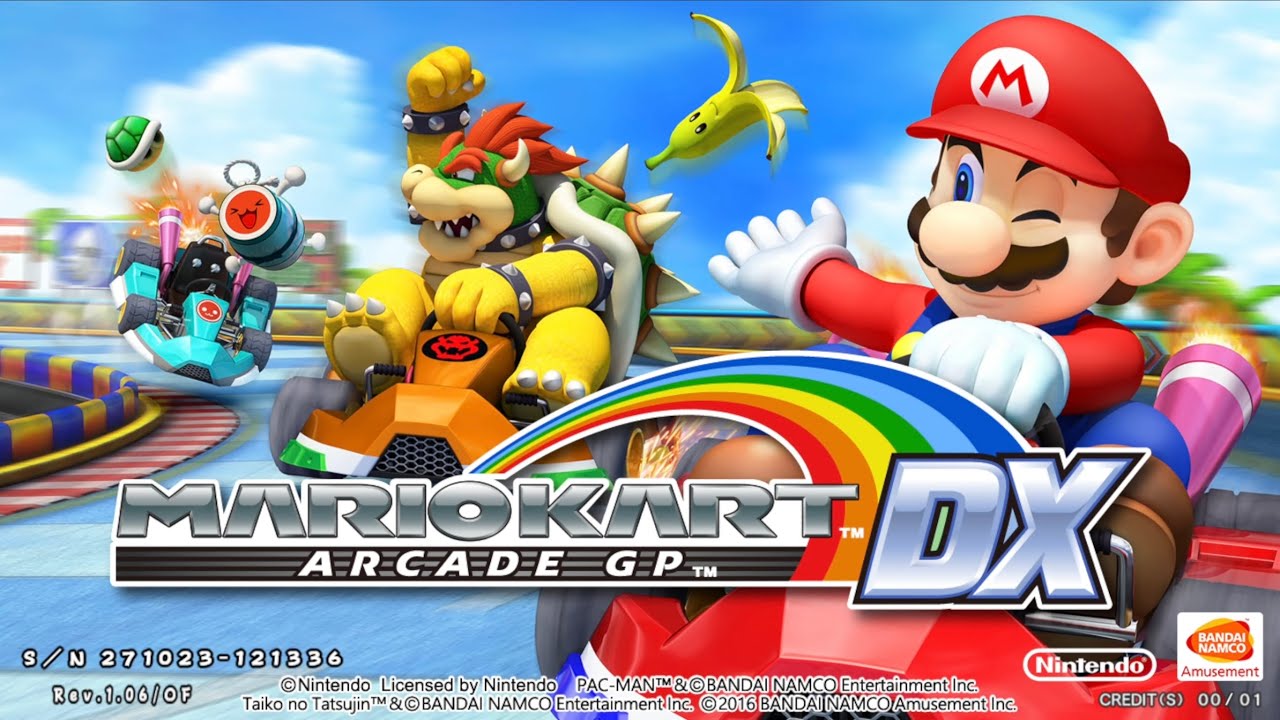 Mario Kart Arcade GP DX Rev 1.06/OF Full Game 100% Walkthrough 4K 60fps