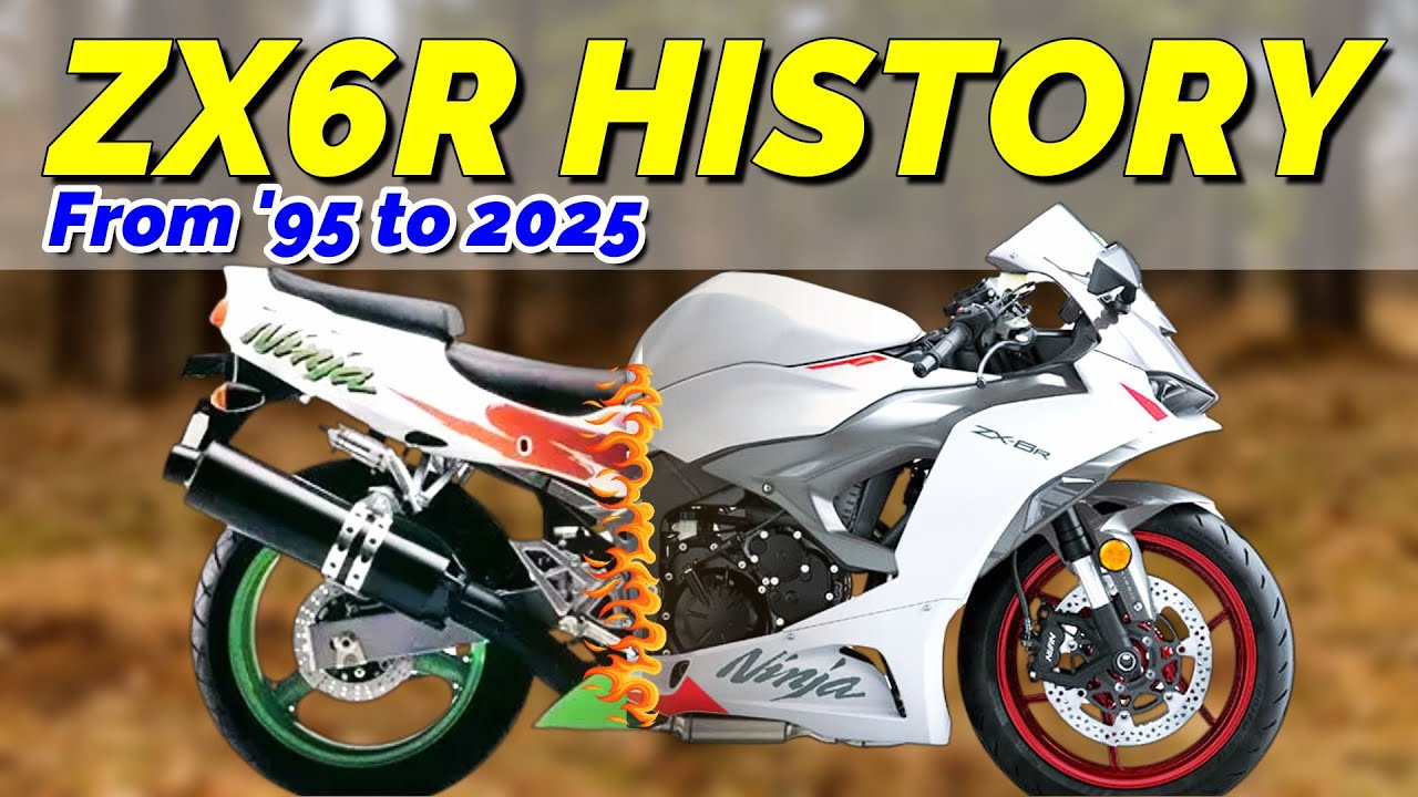 С 1995 по 2025 год эволюция Ninja ZX-6R! Kawasaki знает, как победить своих соперников