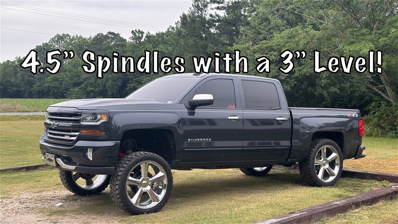 INSTALLING 4.5” SPINDLES & 3” LEVEL ON A ‘18 SILVERADO! | MORE WORK ON MY YUKON!