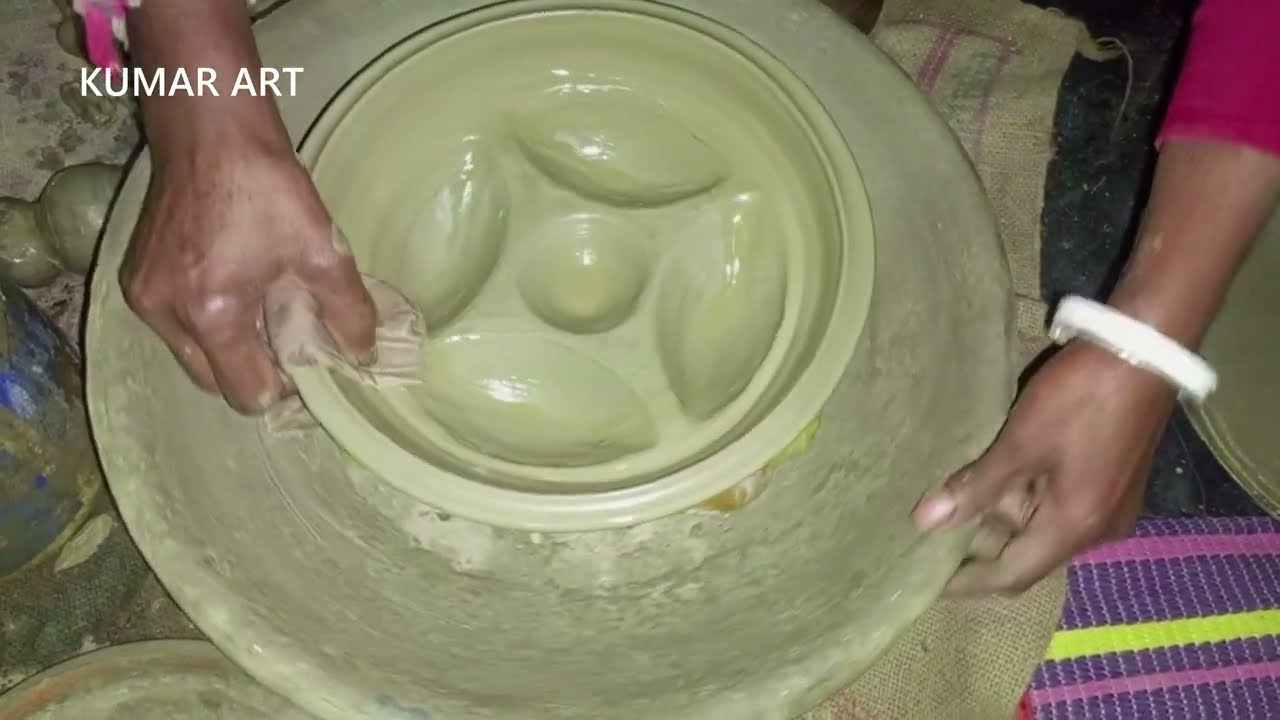 traditional clay pot making | making pottery at home | #kumarartbd  #trending #viralvideo
