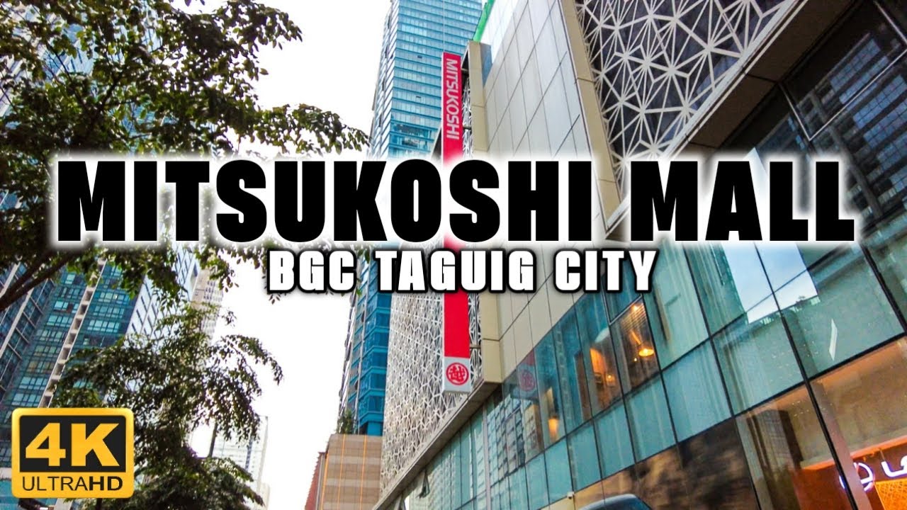 [4K] Inside MITSUKOSHI MALL! Experience the Newest Eateries, Shops & Fresh Supermarket!