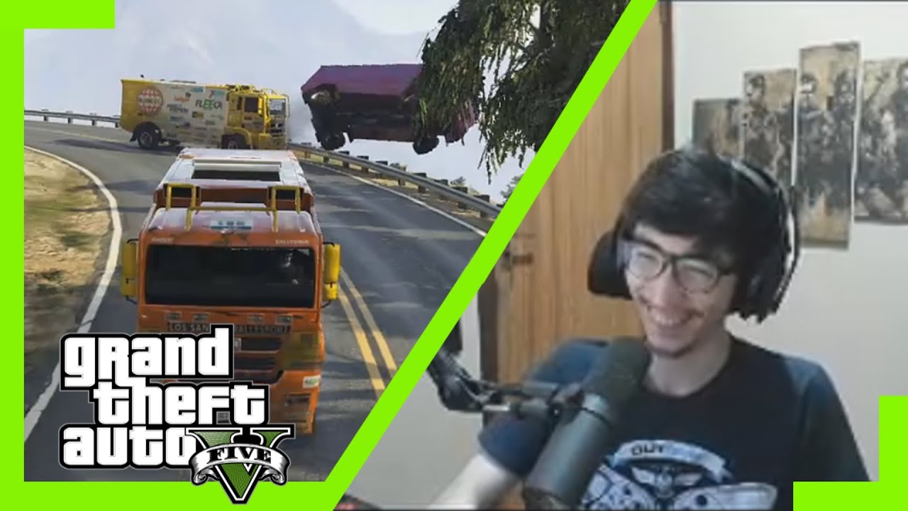 A MAIOR sequência de MERDAS da HISTÓRIA! - GTA V Corridas Malucas #50