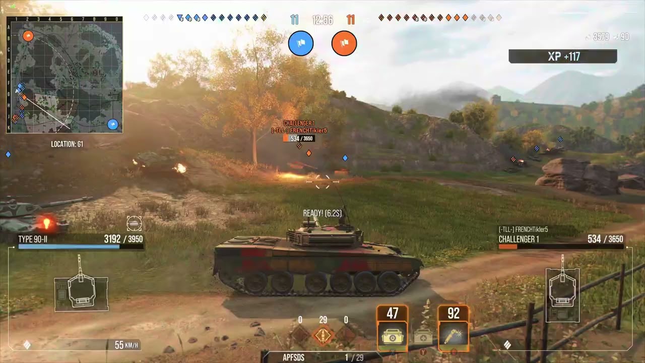 World of Tanks Console Type 90-II 7 Kills