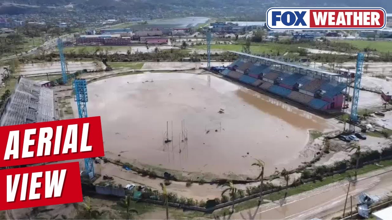Aerial Views Show Flooding, Hurricane Melissa Damage In Montego Bay