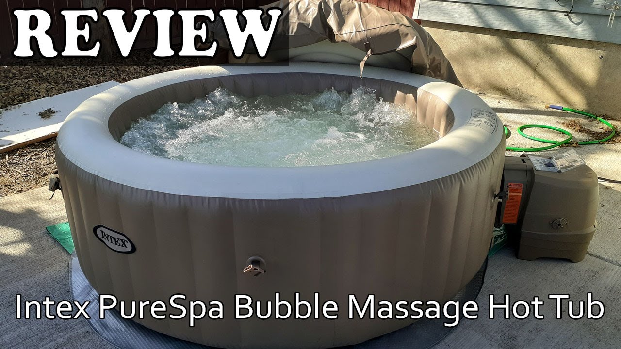 Intex PureSpa 6 Person Bubble Massage Hot Tub | UNBOXING, SETUP & REVIEW