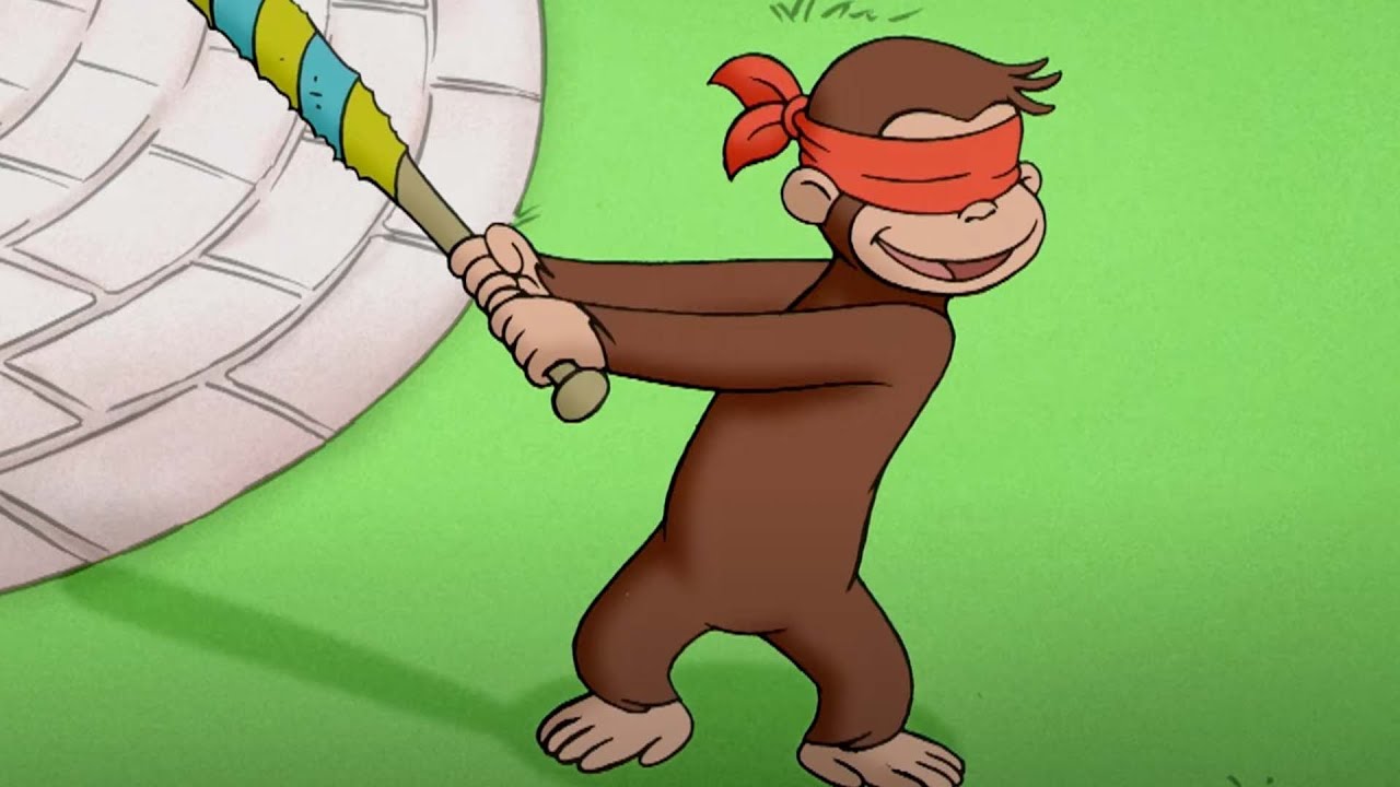 Curioso Come George 🐵 Giocare ai giochi della festa 🐵Cartoni per Bambini