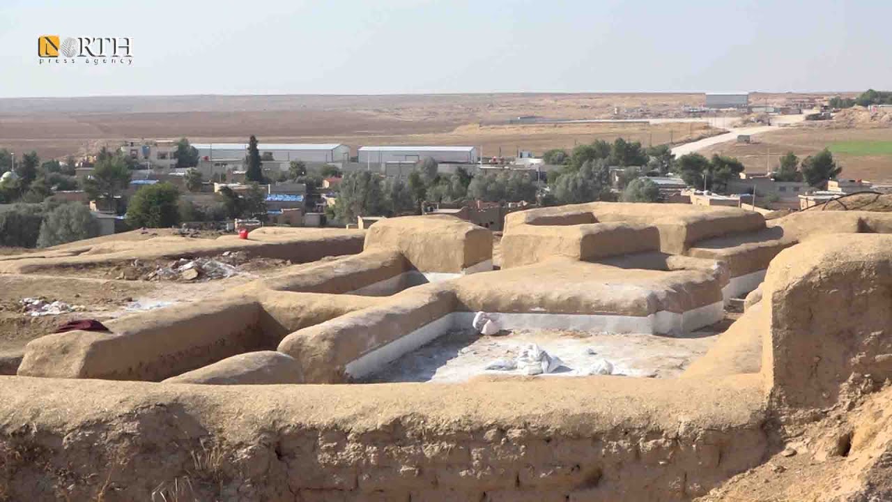 حسكة - مشرفون يتحدثون عن أعمال ترميم موقع تل بيدر الأثري - نورث برس