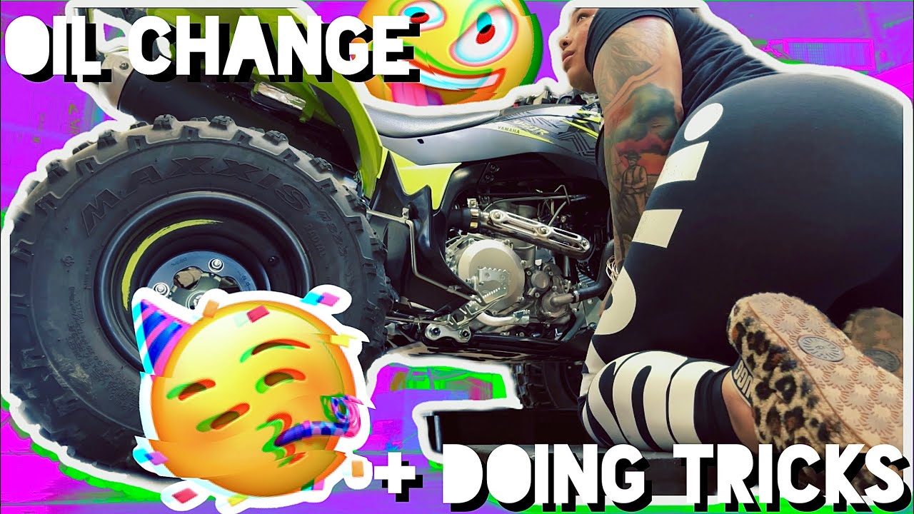 FINALLY TRIED SOME TRICKS!! | CHANGING MY OIL