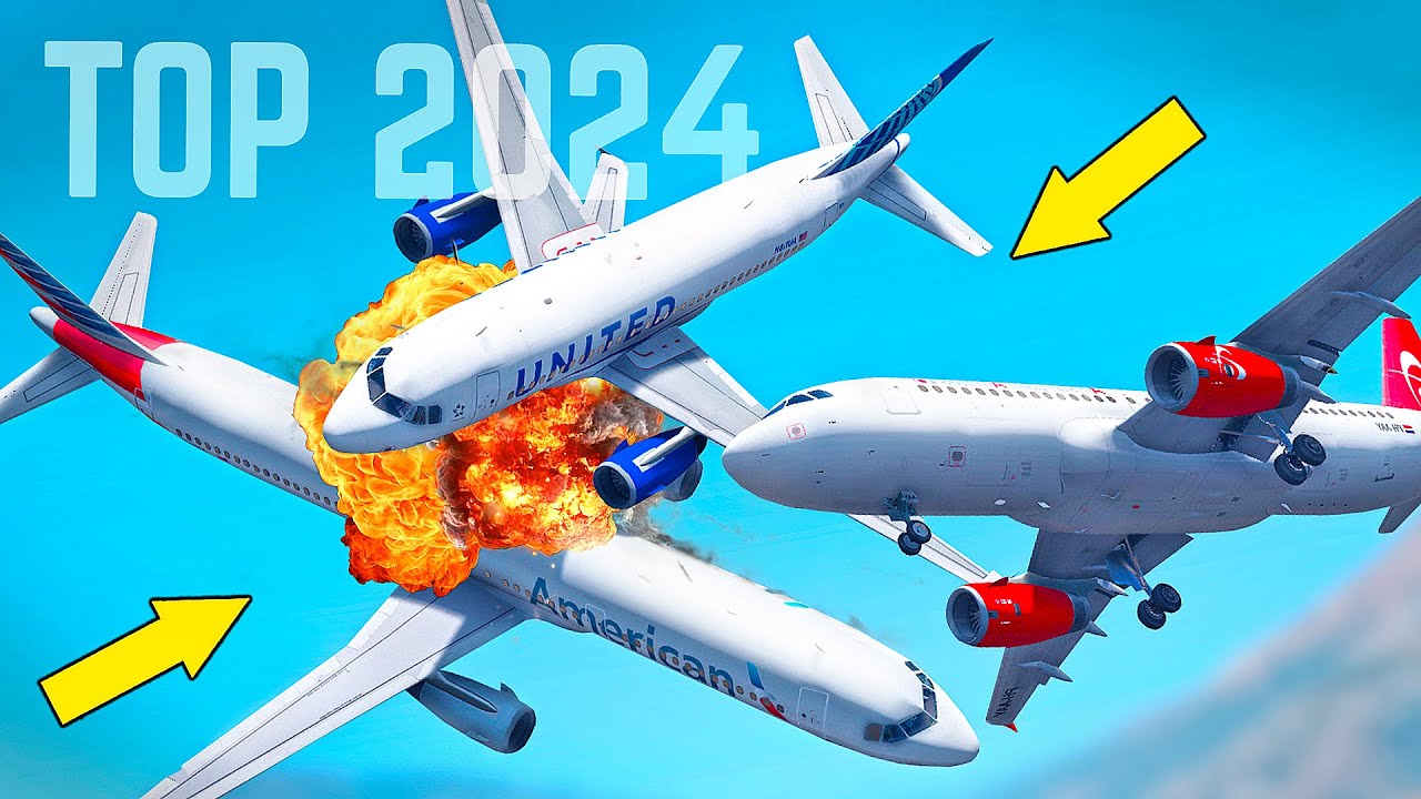 TOP 2024 Dangerous Emergency Landing and Plane Crash Compilation