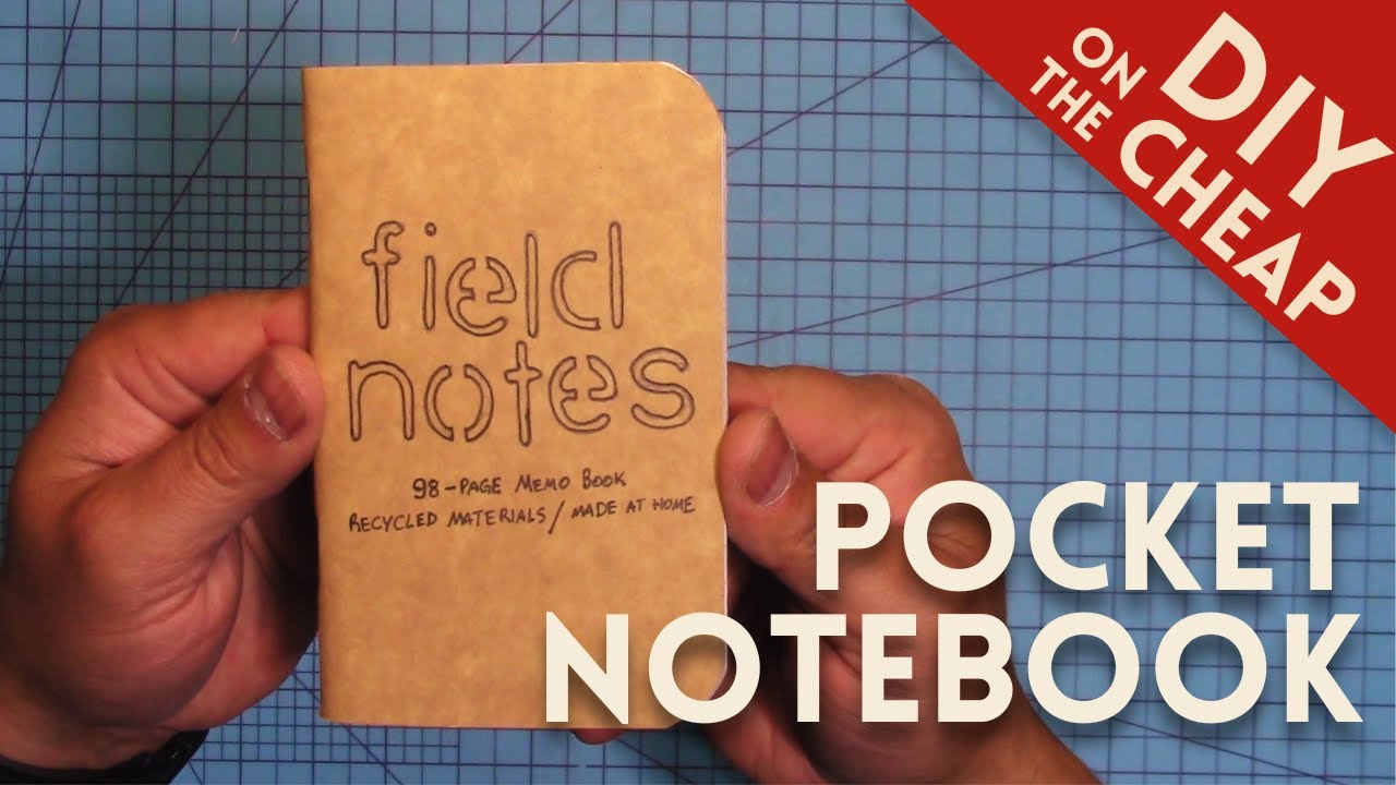 Field Notes Pocketbook - DIY with Recycled Materials