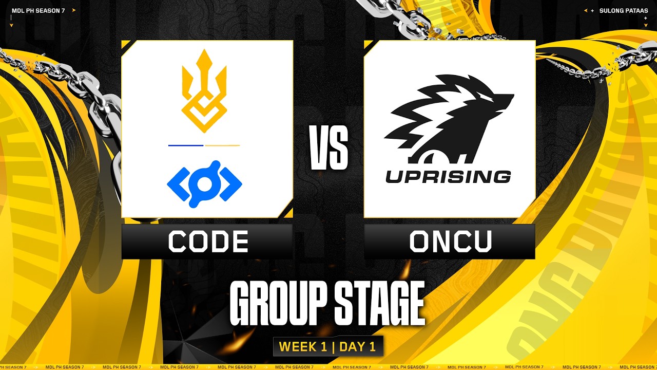 MDL PH S7 - W1D1 - CODE vs ONCU GAME 2