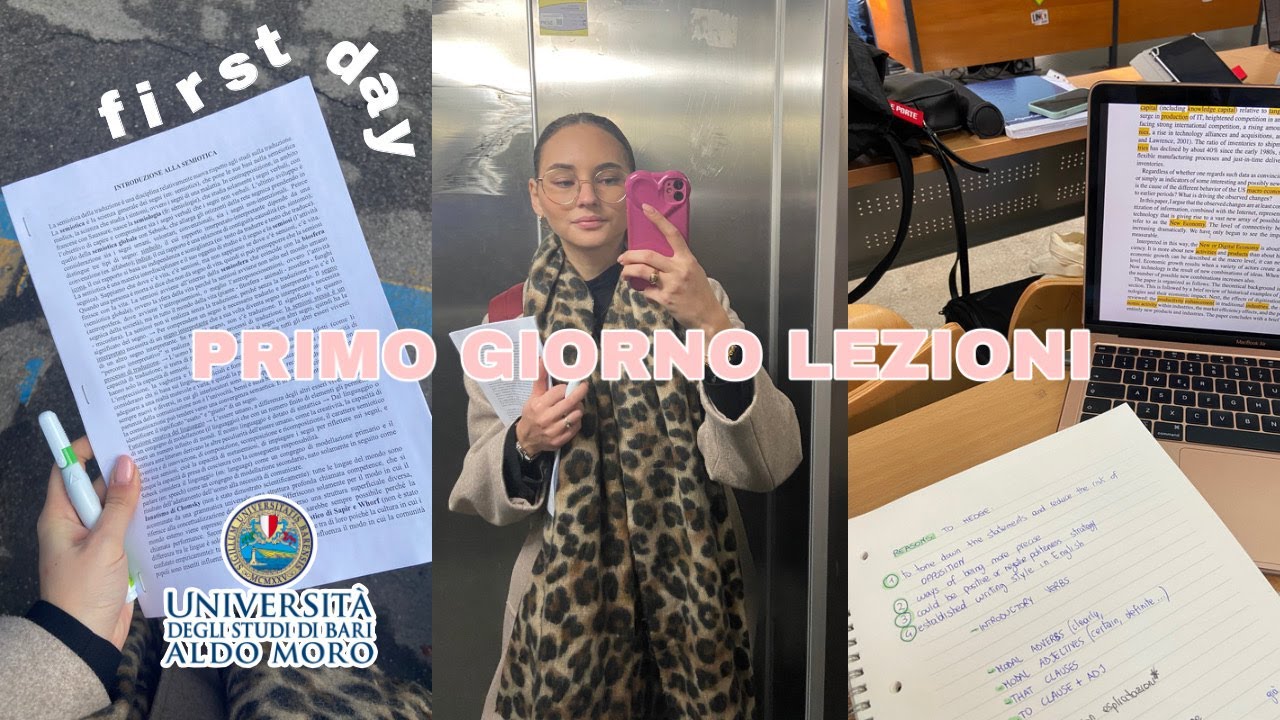 PRIMO GIORNO DI UNIVERSITÀ (secondo semestre) 🤸‍♀️🦋🍬 | vi porto con me