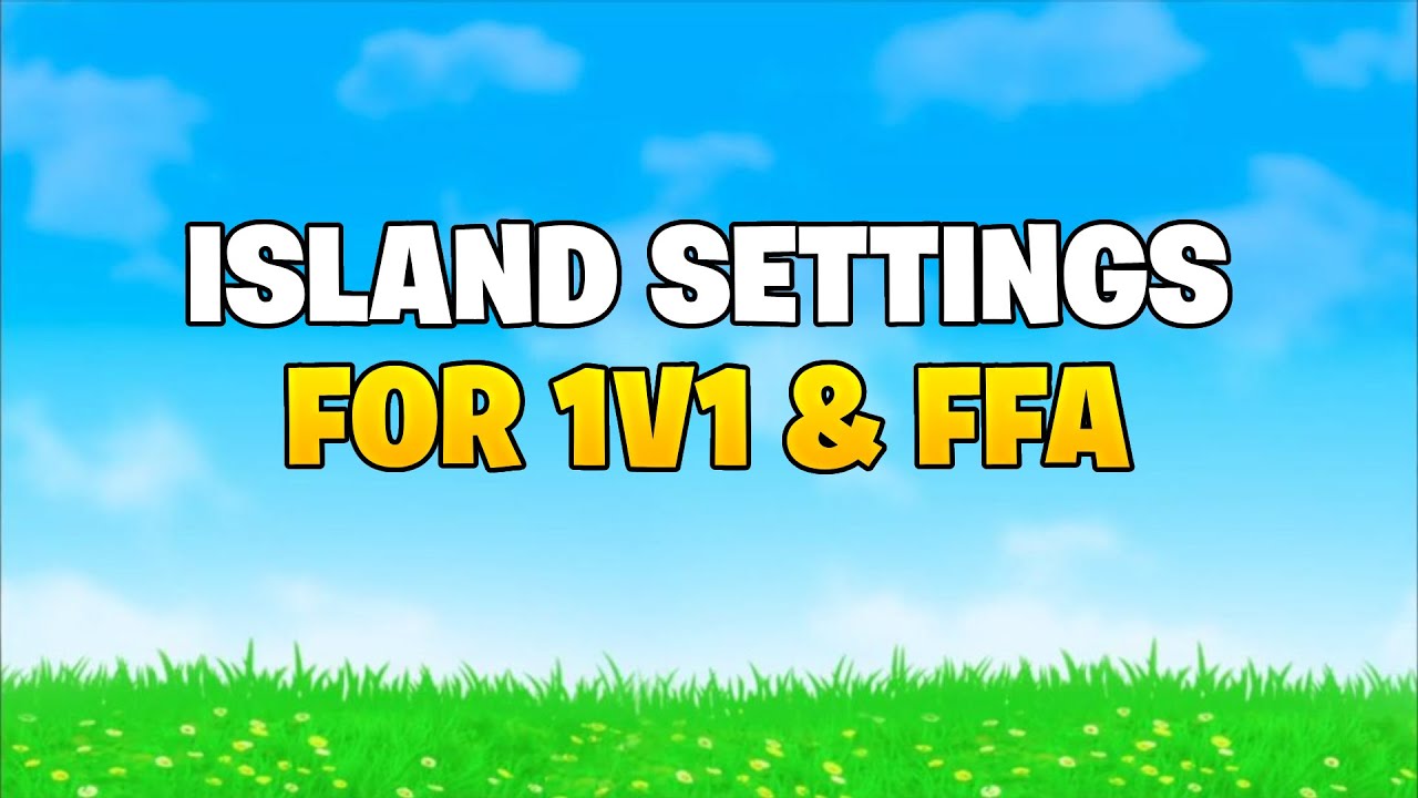 Island Settings For 1v1 & FFA Maps In Fortnite Creative! | 2025
