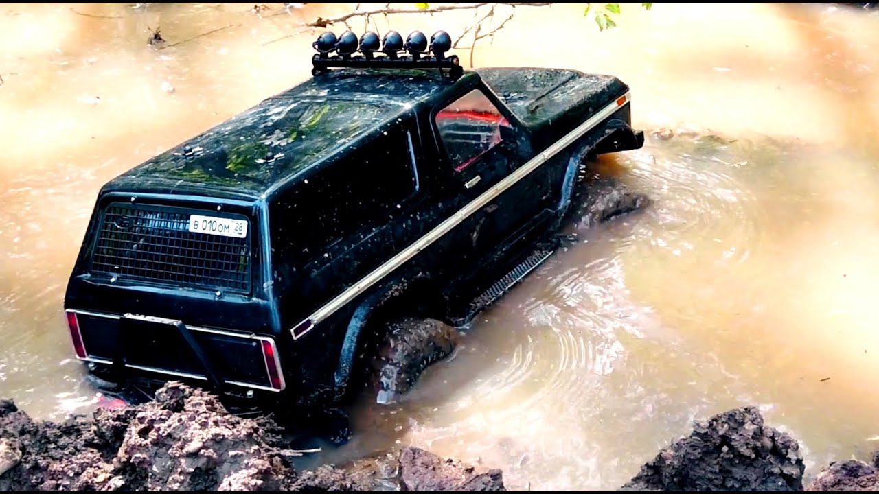 RC Cars ACTION 4x4 Mud DEEP OFFROAD RACING - Custom Ford Bronco