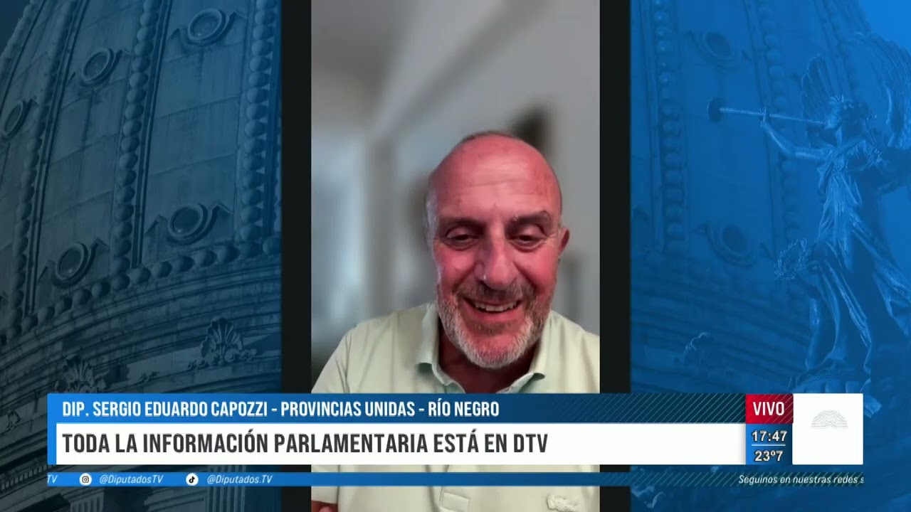 “Ley de Glaciares debio ser ordinarias, llamado a audiencias en ambas Cámaras”, Capozzi en DTV