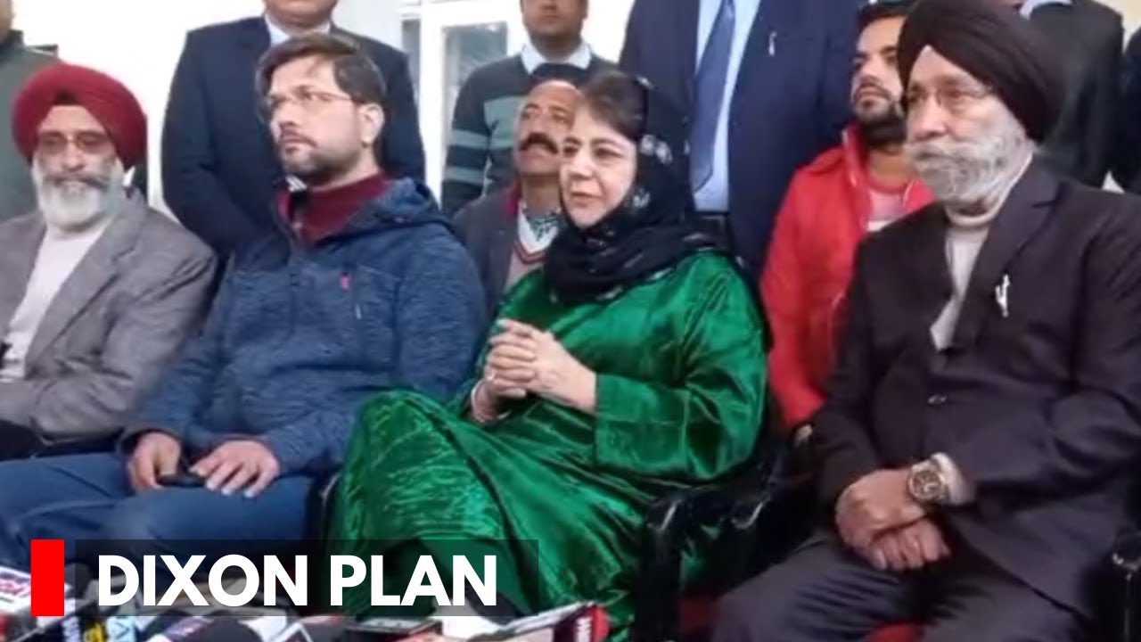 Sheikh Abdullah Was Arrested For Pursuing Dixon Plan: Mehbooba Mufti