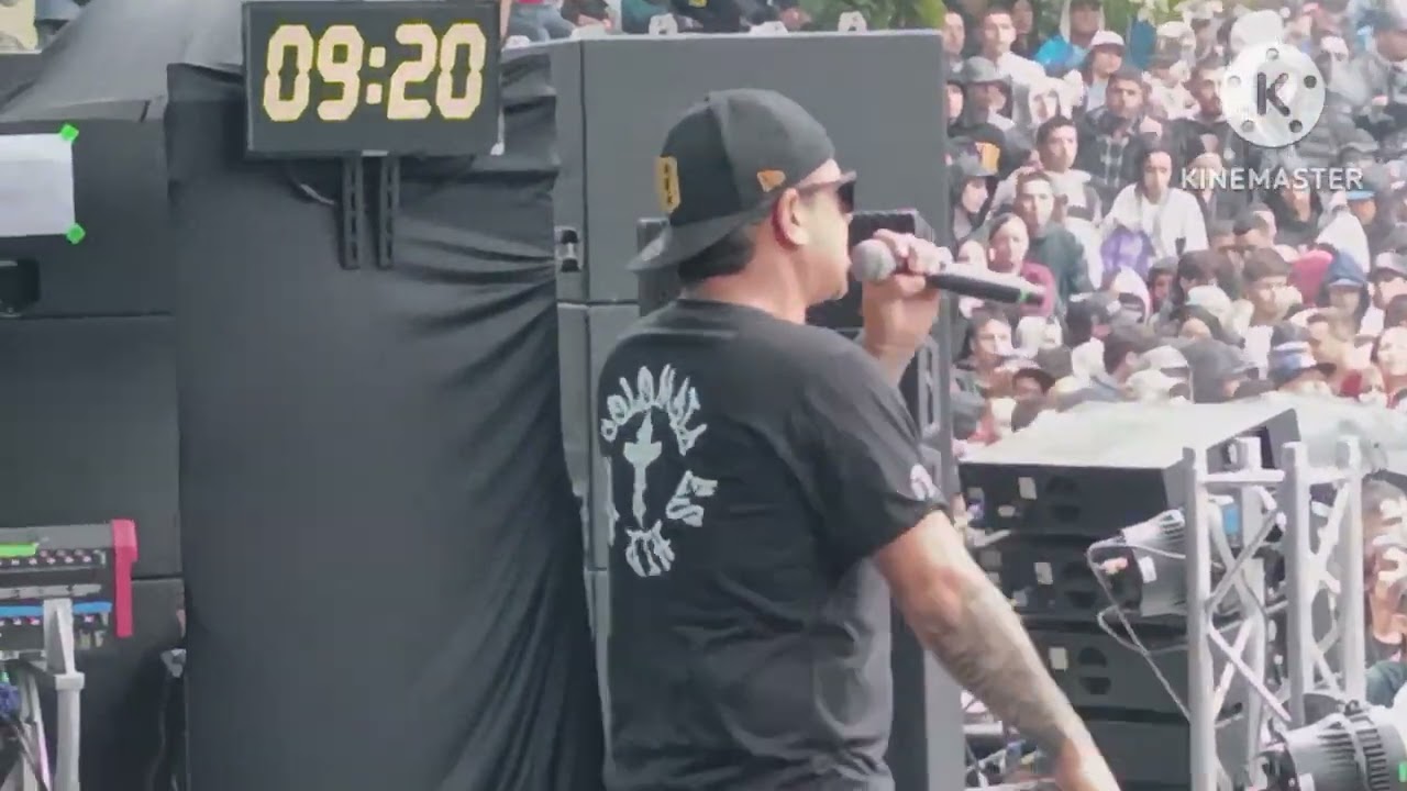 donca rap  en vivo Bogotá vagos fest 