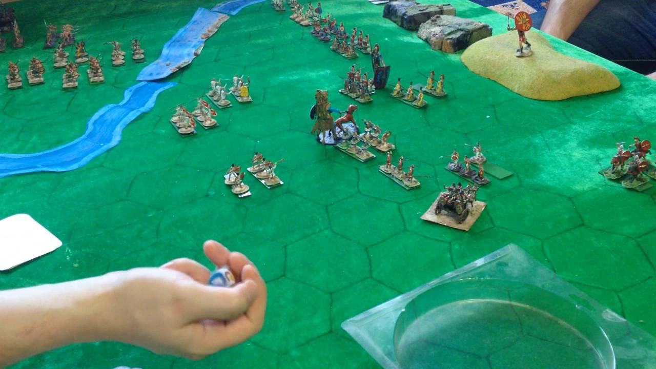 Баттлрепорт №2 Рим против Карфагена (настольный варгейм Command & colors)(Wargame Battlereport)