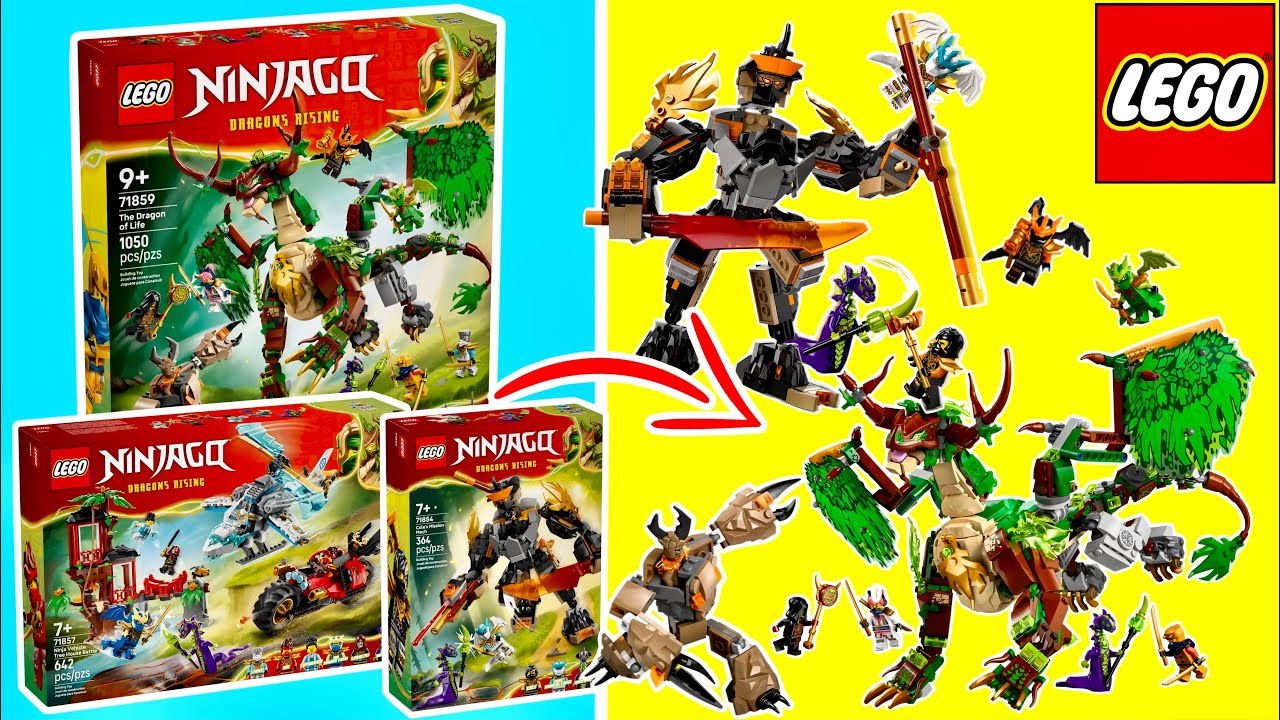 Sử Dụng 3 Sets Lego Ninjago Mới Nhất 2026 Để Tái Hiện Trận Chiến