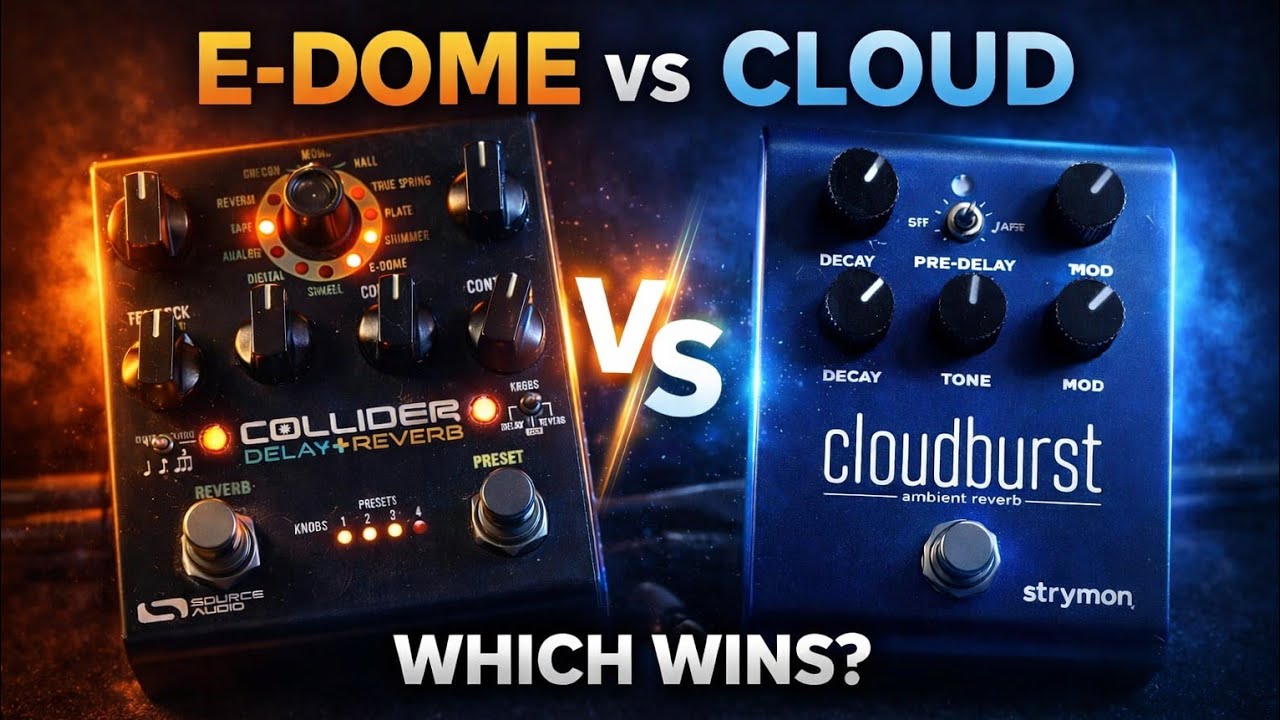 Cloud vs E-Dome Reverb Battle – The Best Ambient Reverb? (Strymon Cloudburst and SA Collider)