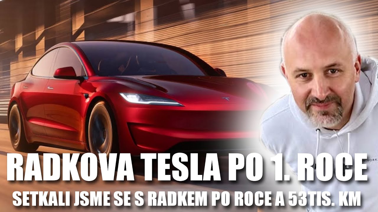 Dodrželi jsme slib a po roce tu máme hodnocení Radkovy Tesly | Rozhovor s  @AkceleraceElectric ​| 4K