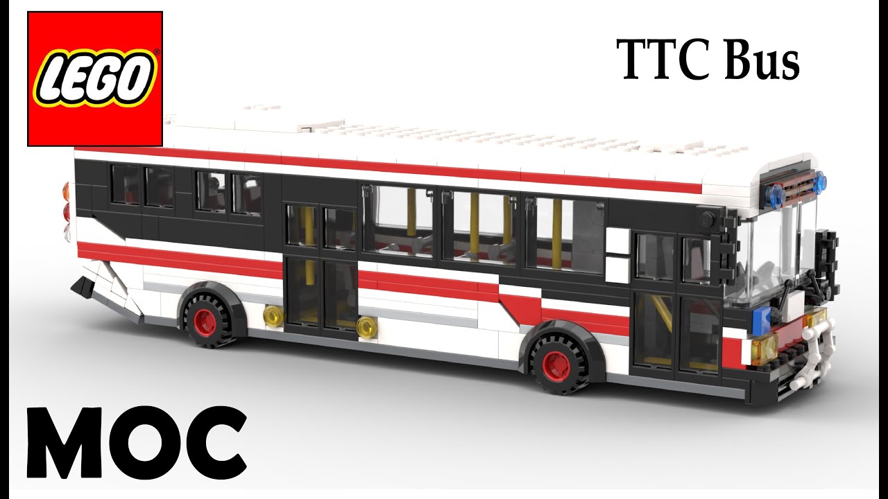 Lego MOC -TTC Bus Vehicle - Digital Speed Build