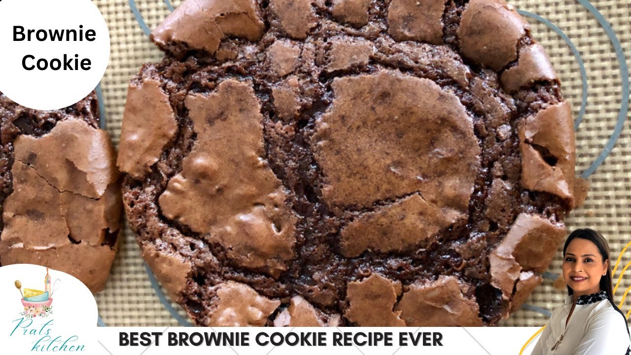 Best Brownie Cookie Recipe | Soft and fudgy brownie cookie | Pratskitchen
