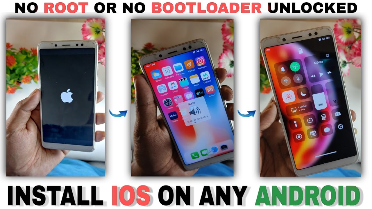 How To Install IOS on ANDROID Without Root or Bootloader | 2020 Latest ROM | Redmi Note 5 Pro