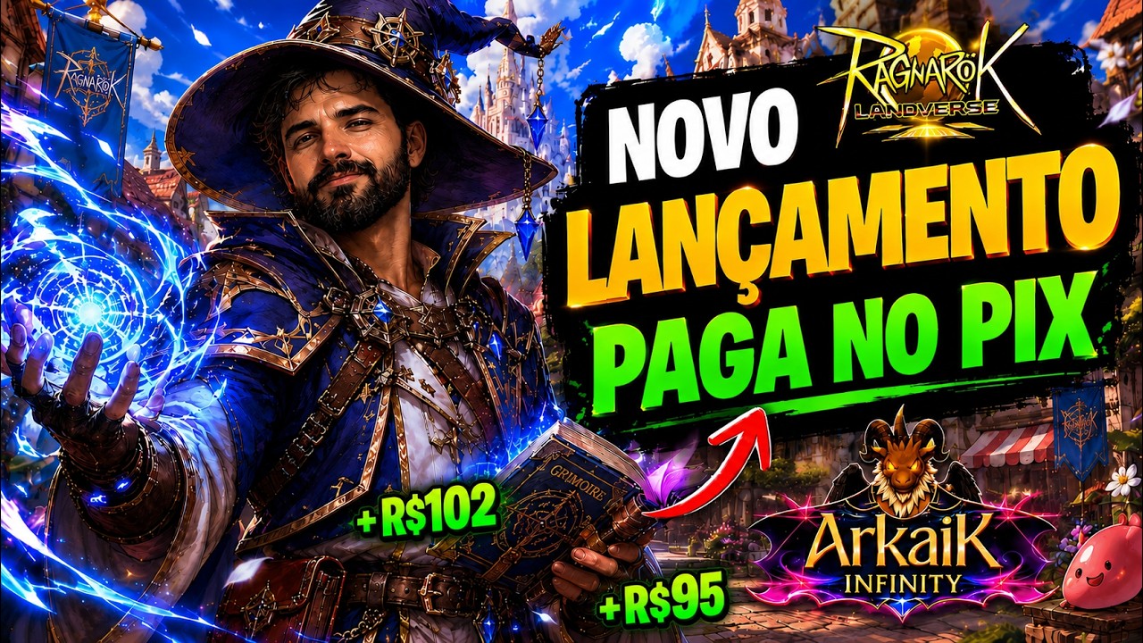 🔥 CORRE !! NOVO RAGNAROK LANDVERSE - JOGO NFT GR&Aacute;TIS MMORPG PAGANDO - ARKAIK INFINITY