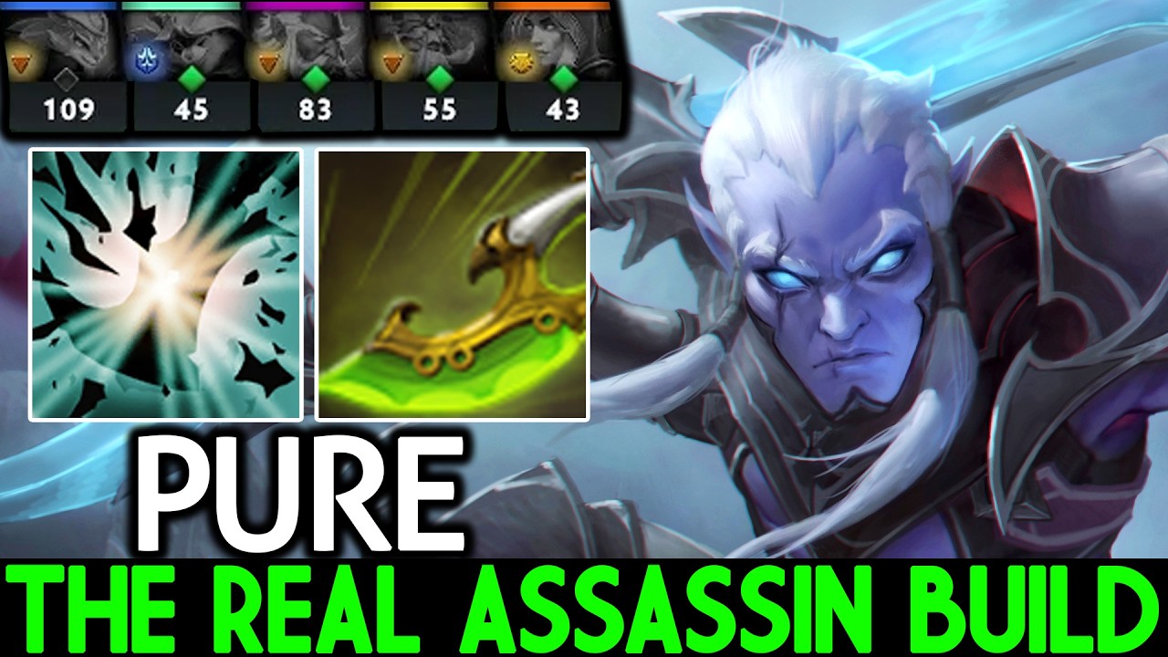 PURE [Phantom Assassin] Real Assassin with Swift Blink Build Dota 2