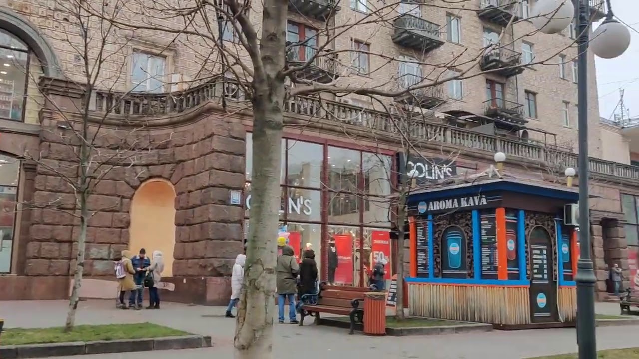 История главной улицы Киева Крещатик.