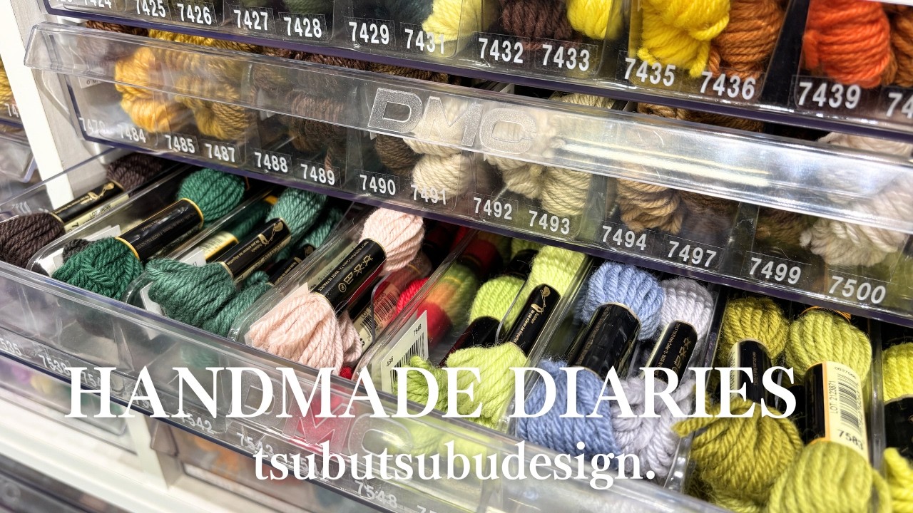 ブローチ作家の仕入れ旅🚄【東京/浅草橋】DIARIES vol.37#handmadeaccesories #handmade#三越手芸#新幹線