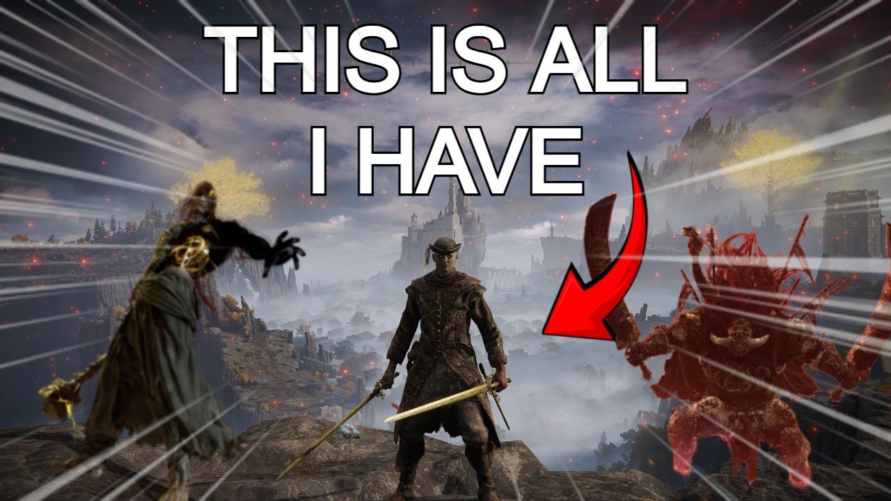 Elden Ring but i'm a Wandering Noble (insane build)
