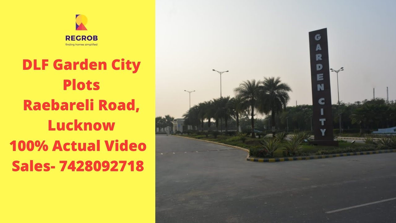 DLF Garden City |☎️+91-7428092718| Plots For Sale in Raebareli Road Lucknow | Actual Video |💰56.70 L