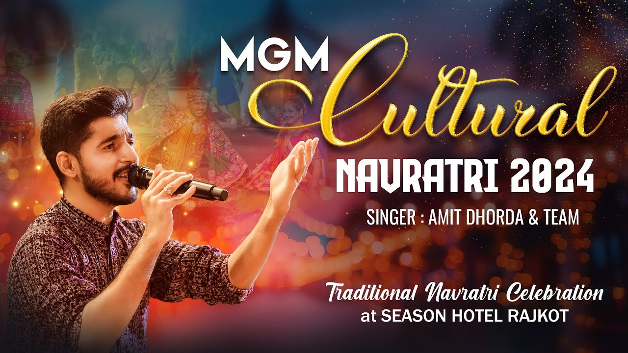 🌟MGM Cultural Navratri | Glimpse | Rajkot&rsquo;s Best Garba | Amit Dhorda Live | 2024