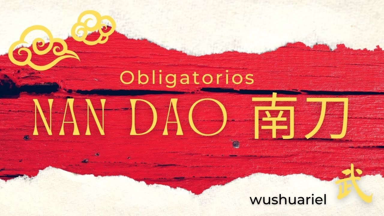T&eacute;cnicas obligatorias de  nandao - sable del sur- para rutinas opcionales de wushu, kungfu.南刀