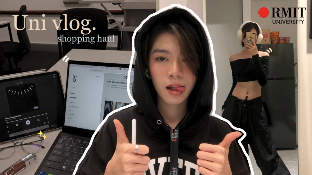 Life at RMIT | Uni vlog, Copywriting, chạy deadline, shopee haul, work-life balance