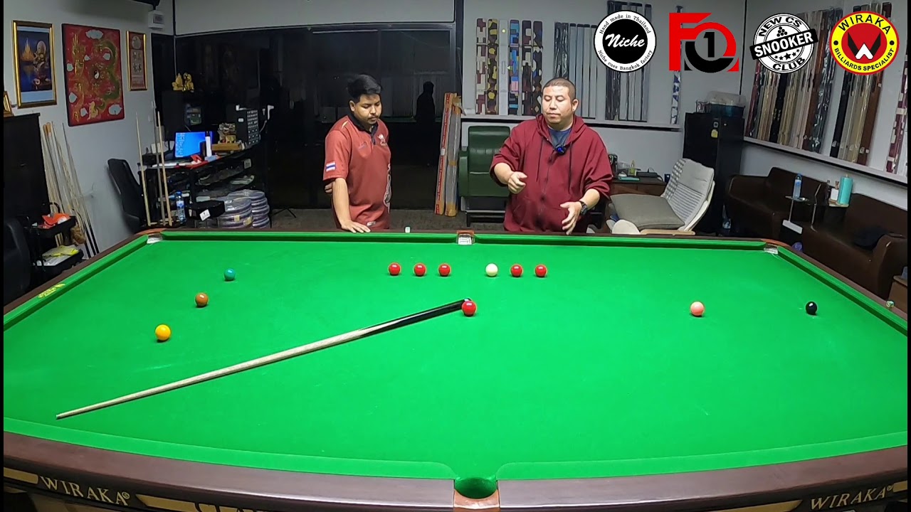Snooker แบ่งเหลี่ยมลง 7 เหลี่ยมพื้นฐาน